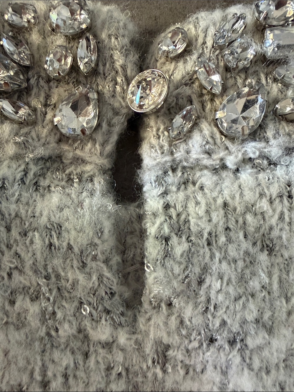 J. Crew Sparkle Embellished Crewneck Sweater - Picture 11 of 12